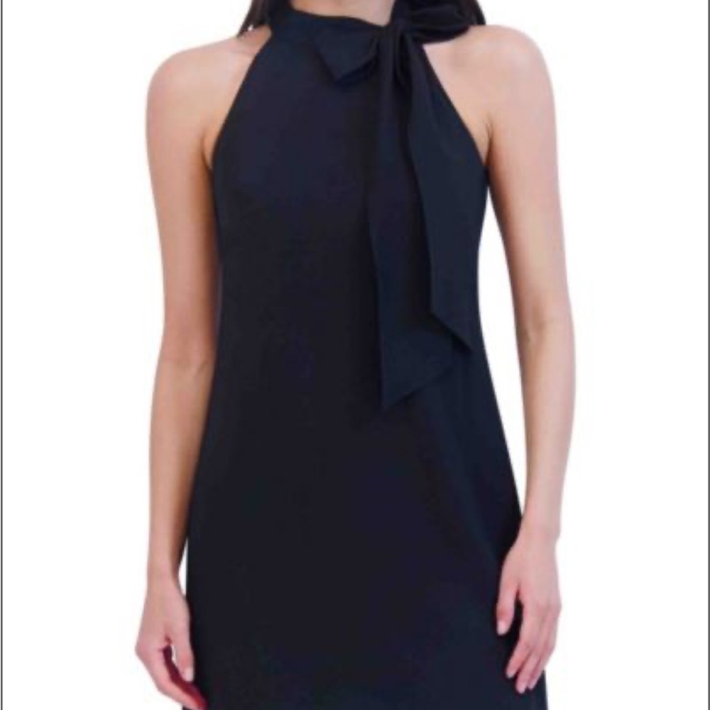 Elegant Black Vince Camuto Halter Dress. New with Tags. Size 4